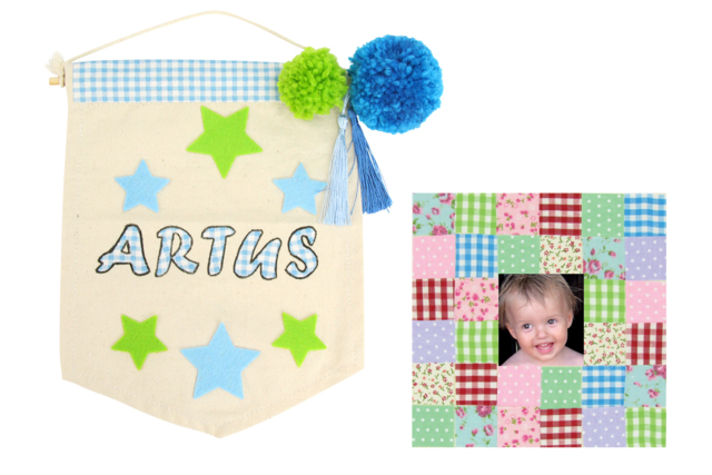 tissu artus drapeau - Tissus adhésifs - 10doigts.fr
