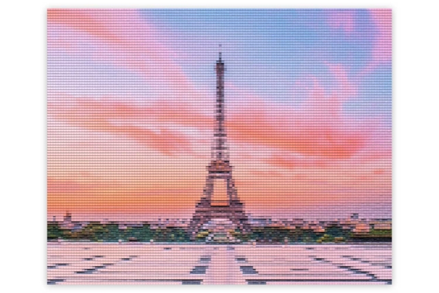 toile paris tour eiffel - Diamond Painting : Kit complet - 10doigts.fr