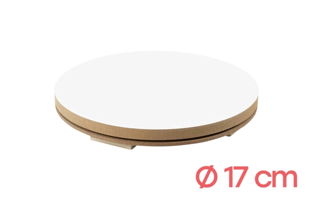 Tour de potier manuel  Ø 17 cm - ép : 2.5 cm - Outils de Modelage - 10doigts.fr