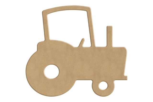tracteur en bois - Supports plats en bois - 10doigts.fr