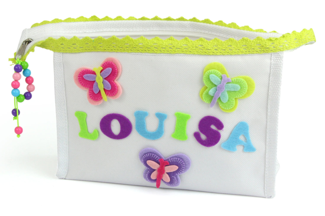 trousse en coton blanc à décorer - Coton, lin - Textiles - 10doigts.fr