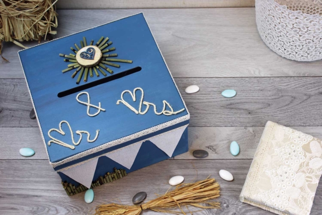 urne mariage - Boîtes et corbeilles en carton - 10doigts.fr
