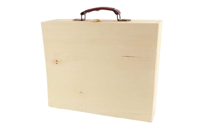 Valisette en Bois à Décorer - Boîtes en bois - 10doigts.fr