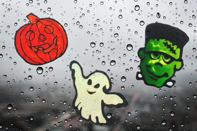 window color halloween - Peinture Window Color : décorez vos fenêtres avec des motifs repositionnables et réutilisables - 10doigts.fr