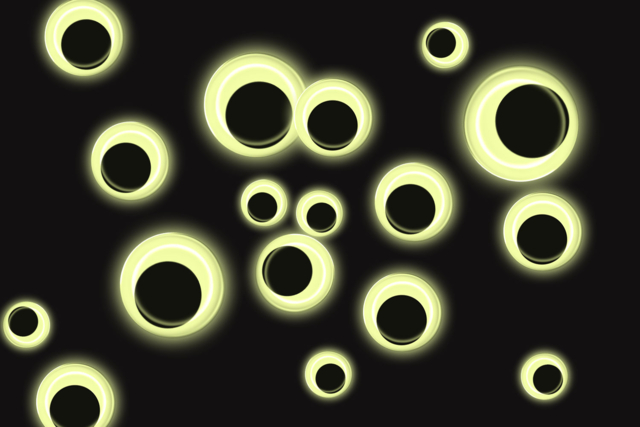 yeux mobiles phosphorescent - Yeux mobiles - 10doigts.fr