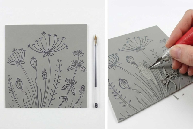 Techniques de base de la linogravure