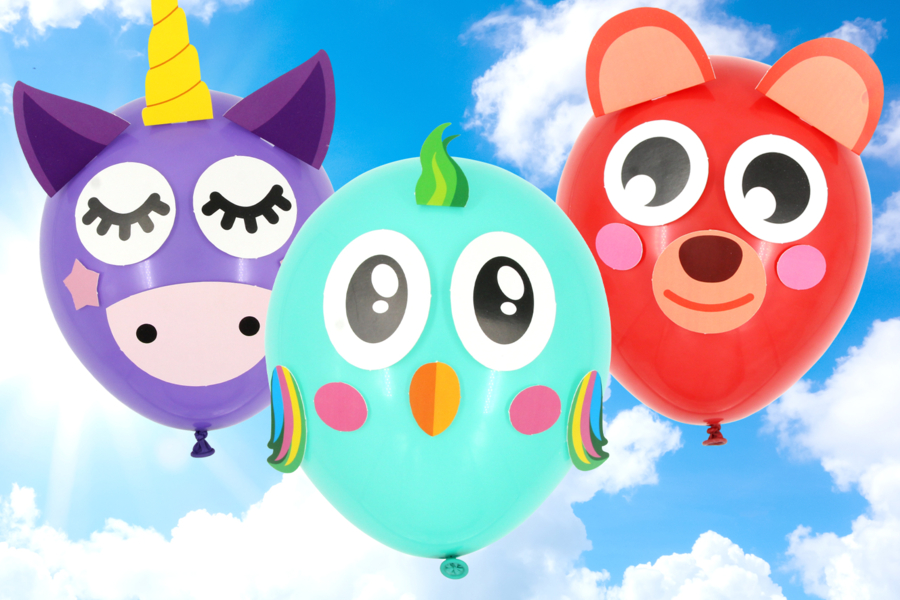 Ballons animaux rigolos