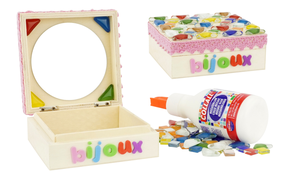 Boite à bijoux mosaïques