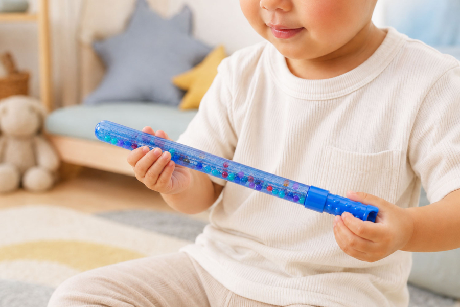 Épées à bulles - Activité sensorielle bébé