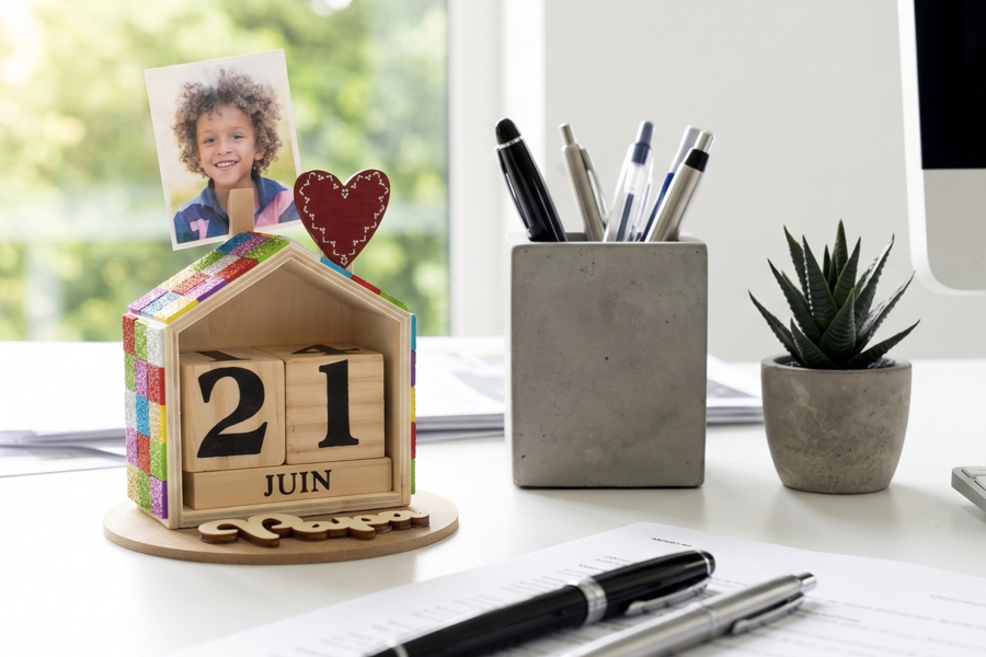 Calendrier photo pour la fête des pères