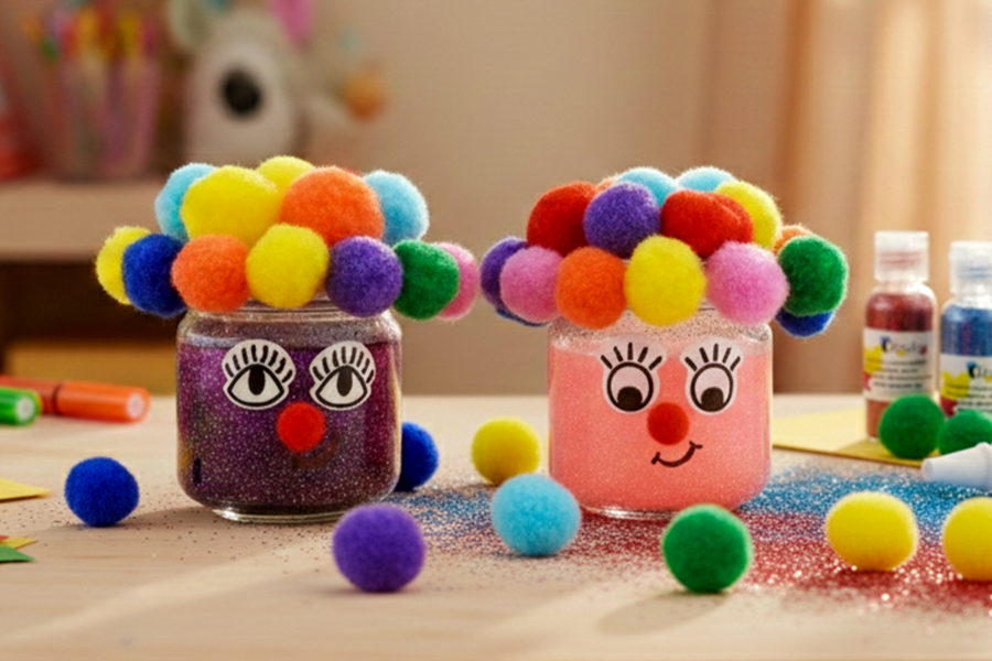 Clown à paillettes