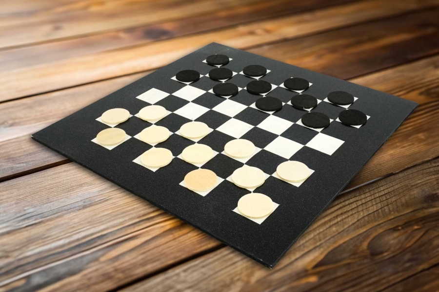 Jeu de dames à fabriquer