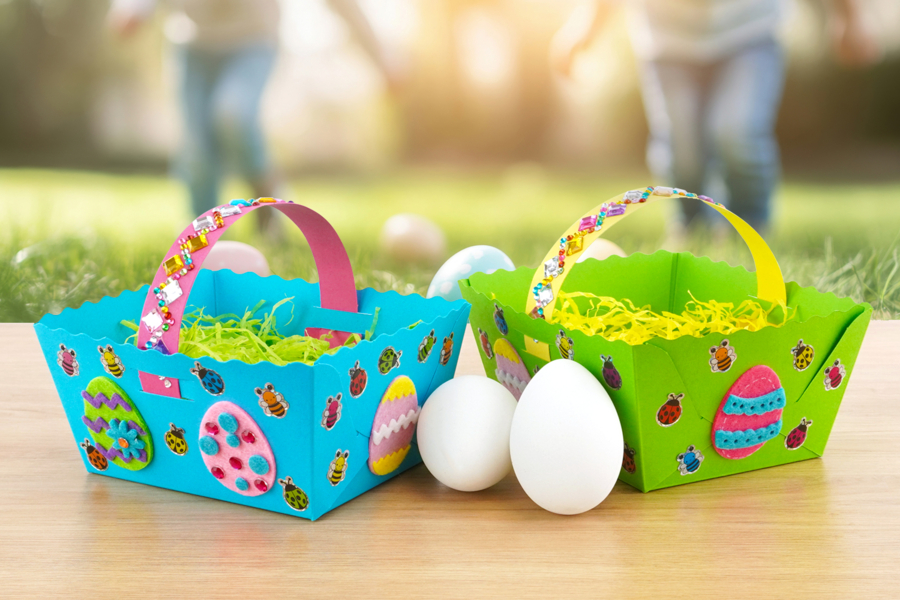 Petits paniers de Pâques